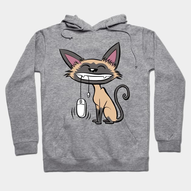 Cat and Mouse Hoodie by ticulin